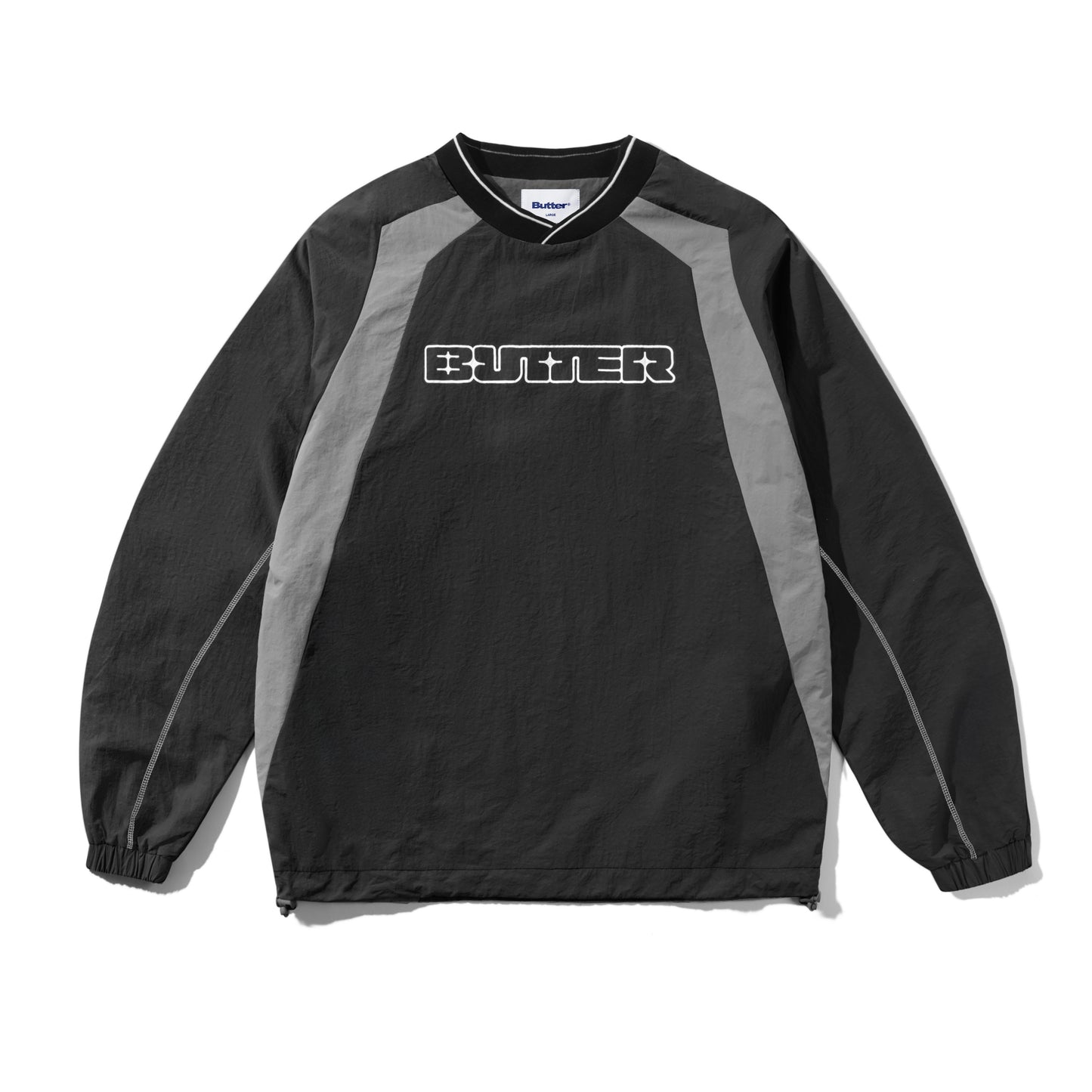 Glint Pullover Training Jacket - Black/Grey