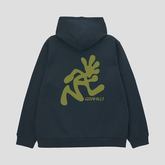 Running Man Hooded Sweatshirt - Vintage Black