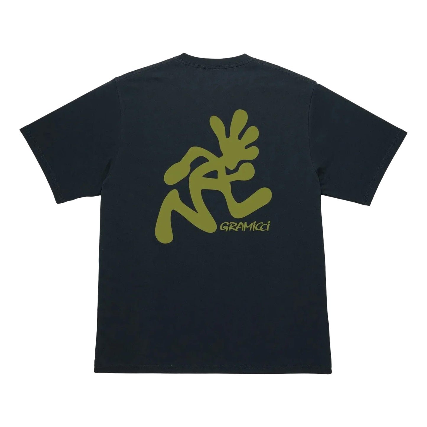 Running Man Tee  - Vintage Black/Lime