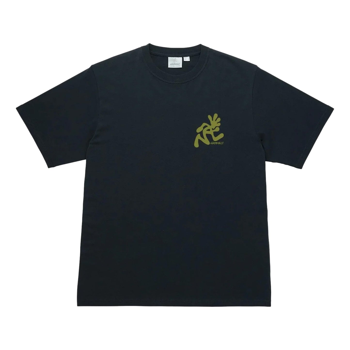 Running Man Tee  - Vintage Black/Lime