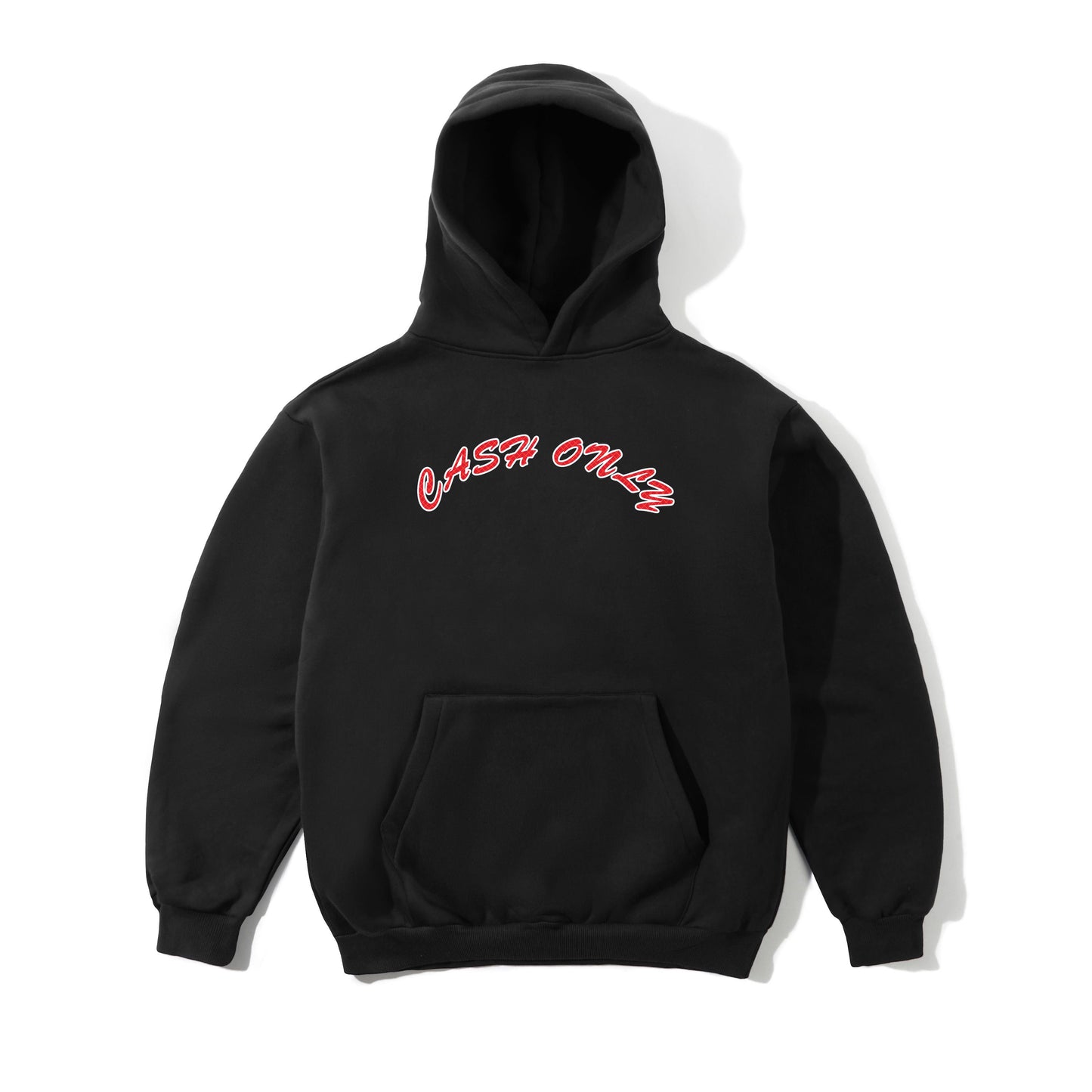 Grid Logo Pullover Hood - Black