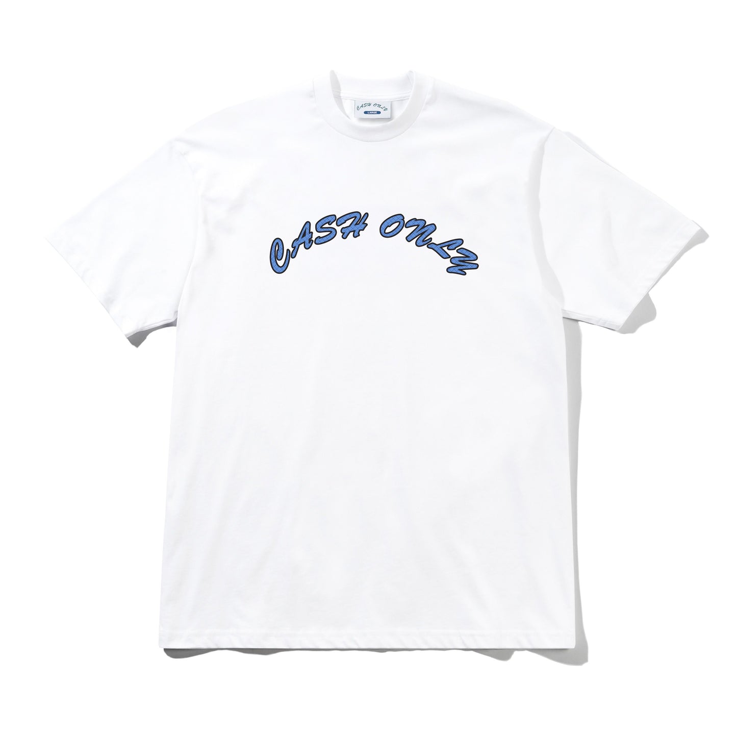 Grid Logo Tee - White