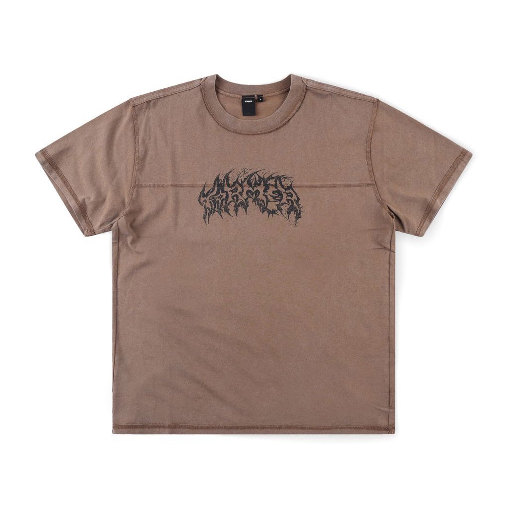 Praise T-Shirt - Washed Choc