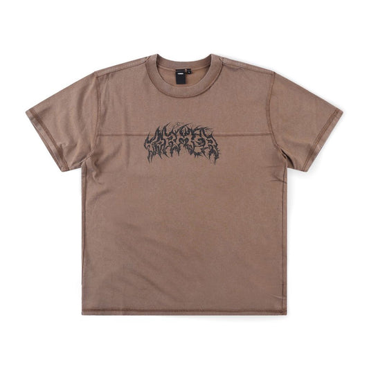 Praise T-Shirt - Washed Choc