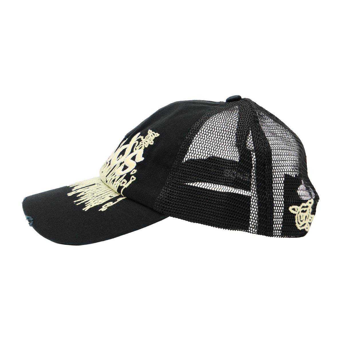 Pent-A-Gone - Six Panel Mesh Cap - Stone Black