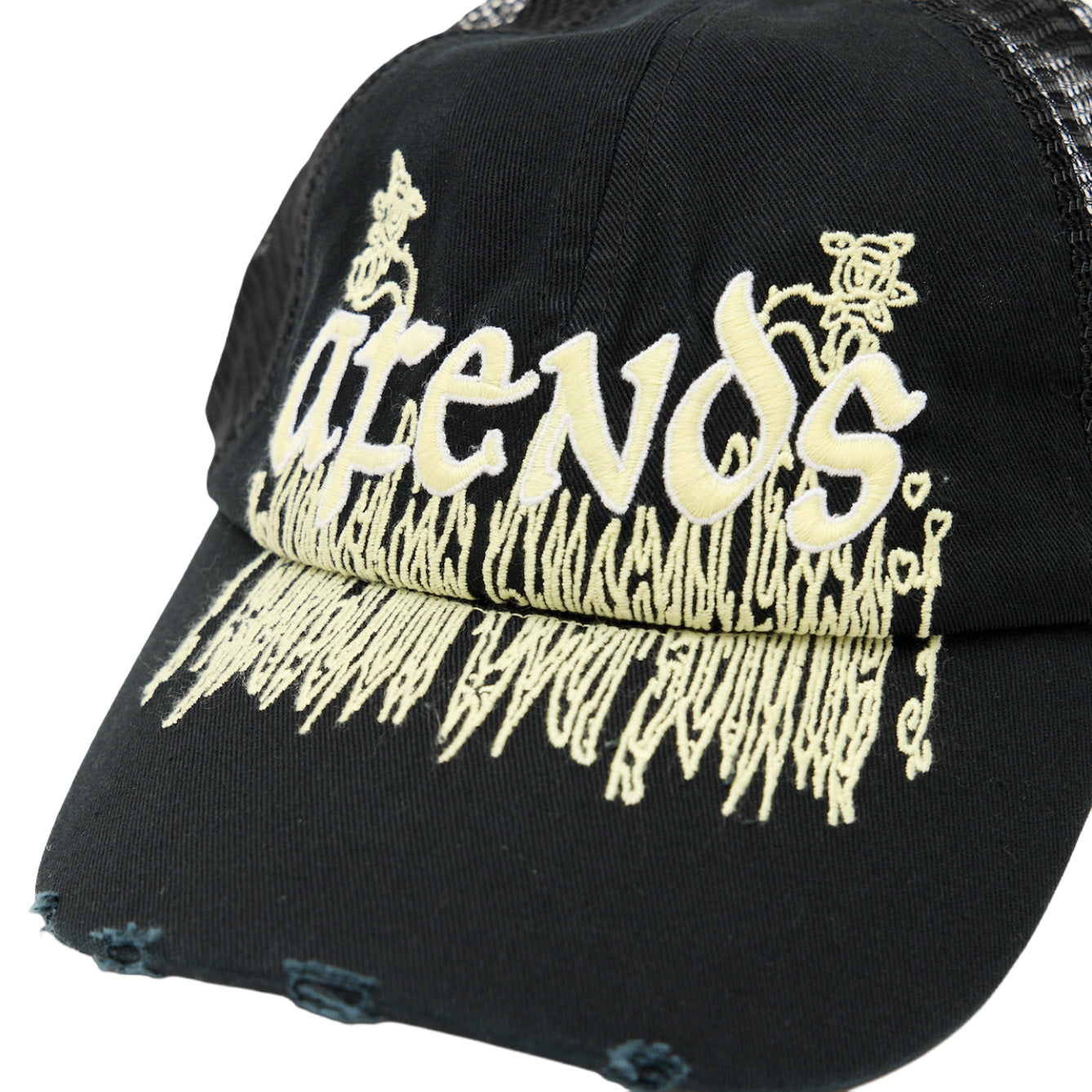 Pent-A-Gone - Six Panel Mesh Cap - Stone Black