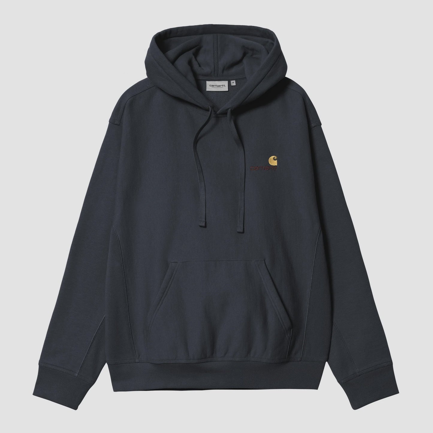 Hooded American Script Sweat - Deep Night