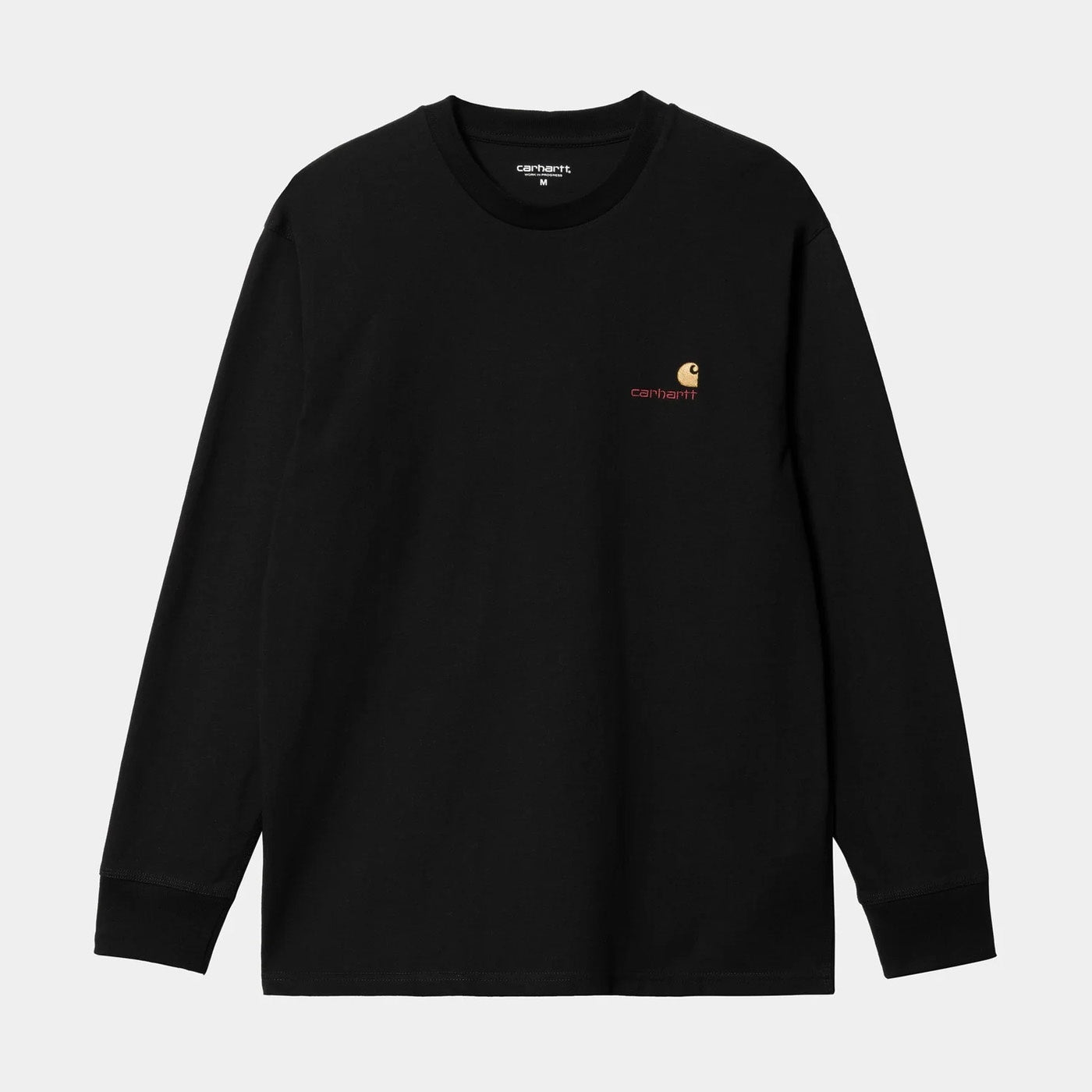 L/S American Script T-Shirt - Black