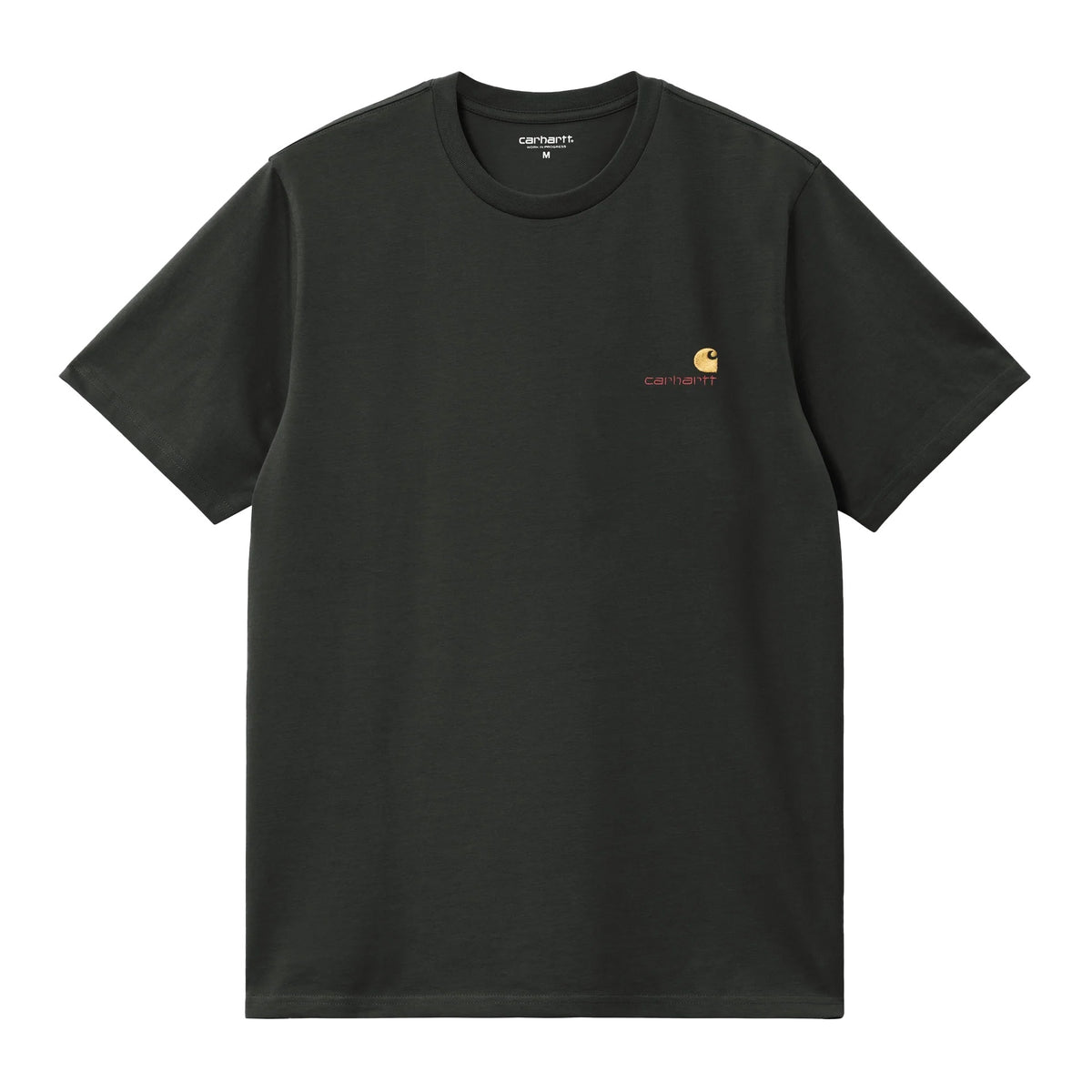 S/S American Script T-Shirt - Raven