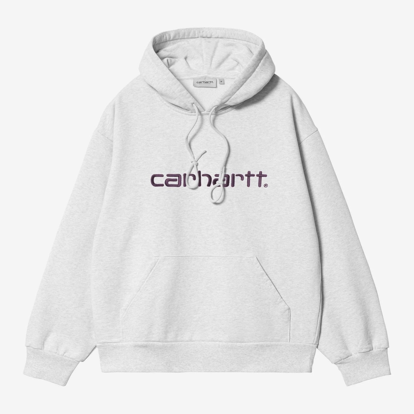 Hooded Carhartt Sweat - Ash Heather / Cozy Purple