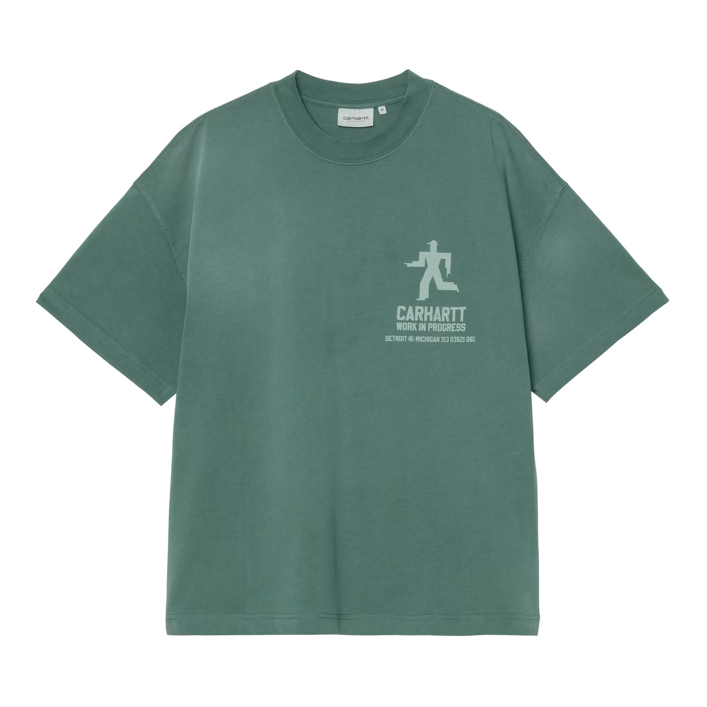 S/S Distance T-Shirt - Dark Fir Stone Dyed