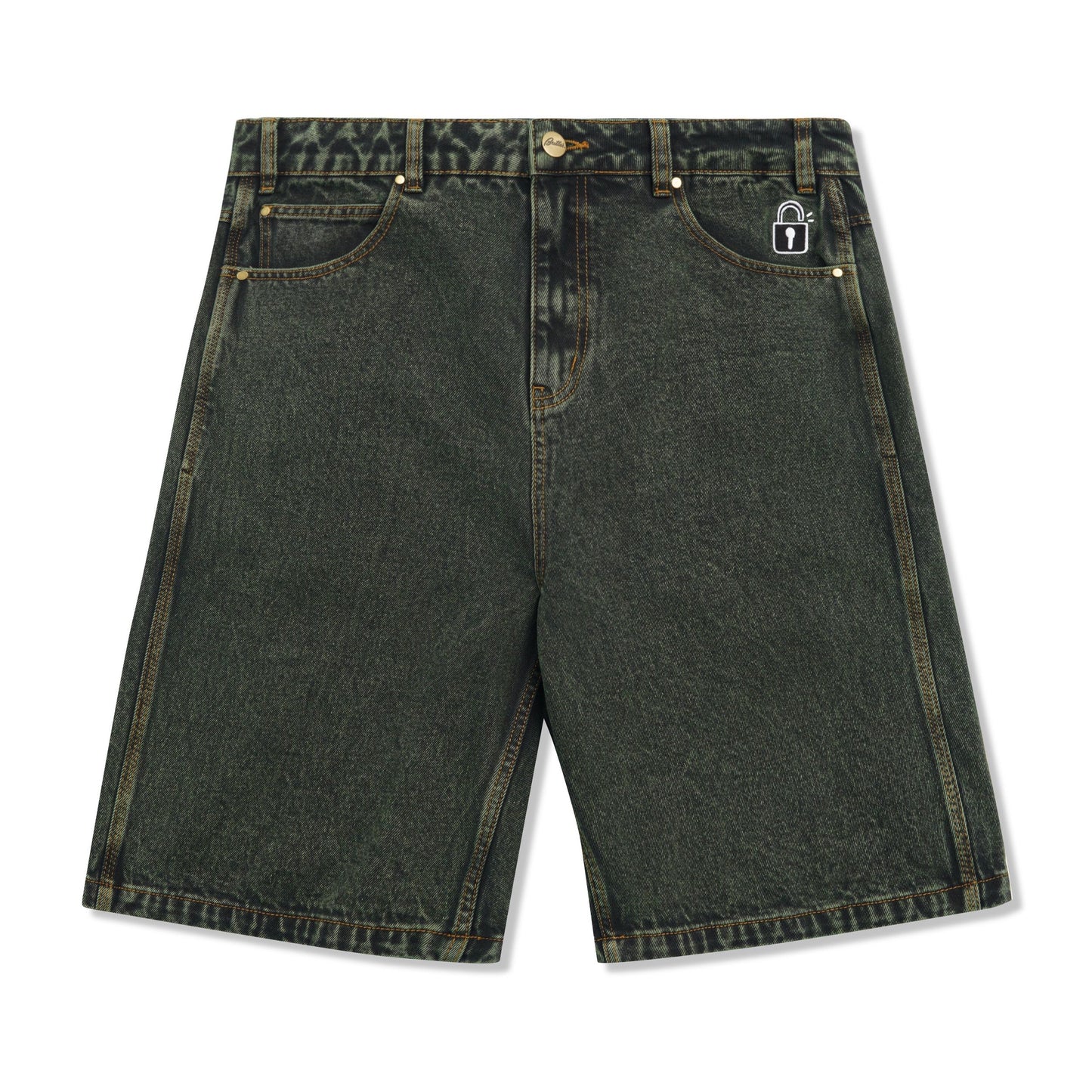 Lock Denim Short - Washed Ivy