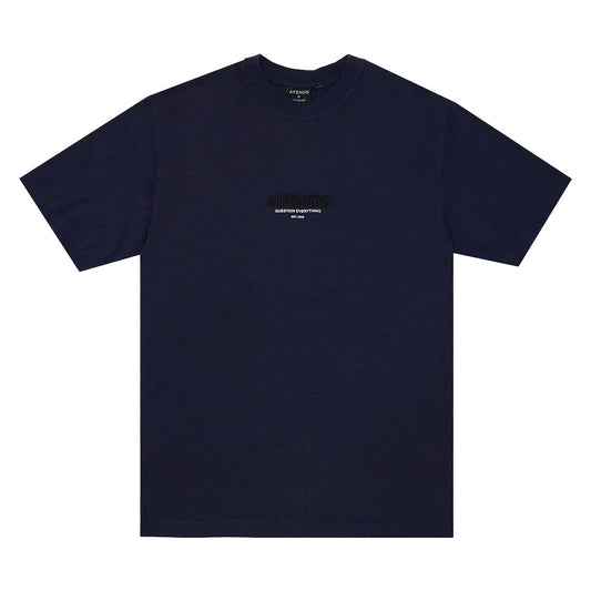 Vinyl Retro Tee - Washed Deep Sea