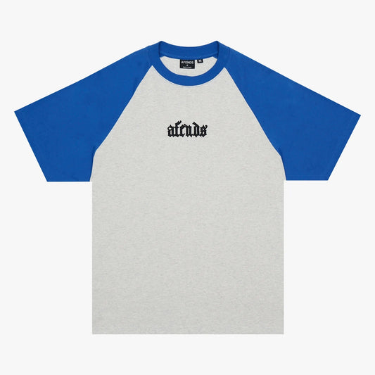 Drop Zone Heavyweight Raglan Tee - Grey