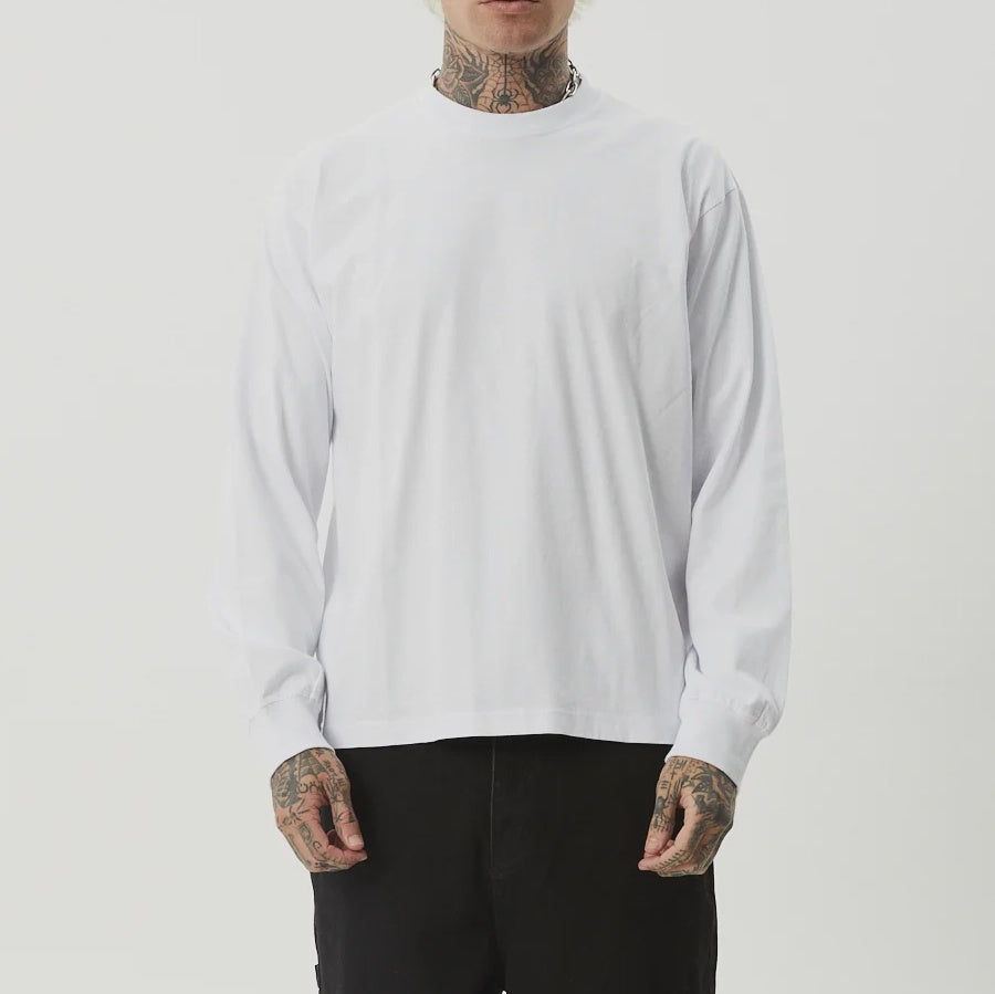 Genesis Boxy Long Sleeve Tee - White