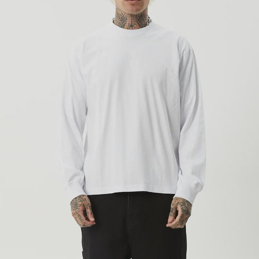 Genesis Boxy Long Sleeve Tee - White