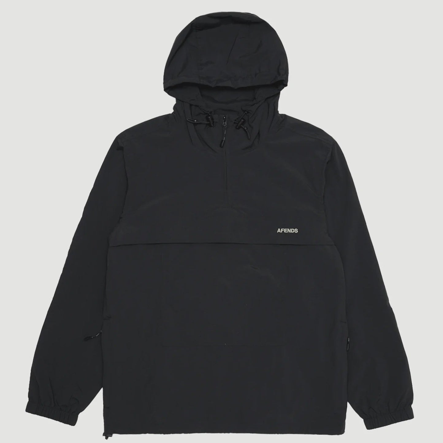 System 'Water Resistant Spray Anorak' Jacket - Black