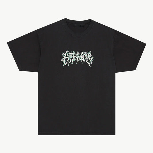 Heavy Petal 'Recycled Heavyweight Box Fit' Tee - Stone Black
