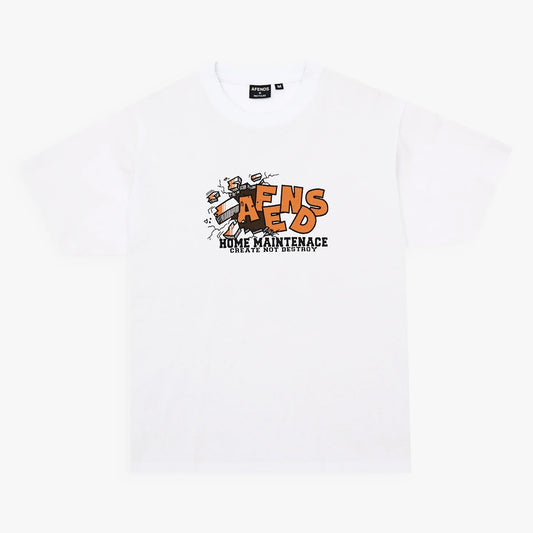 Maintenance Boxy Tee - White