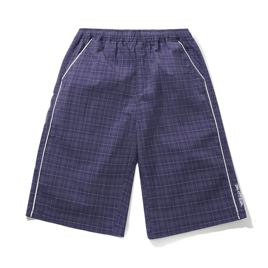 Main Shorts - Navy Plaid