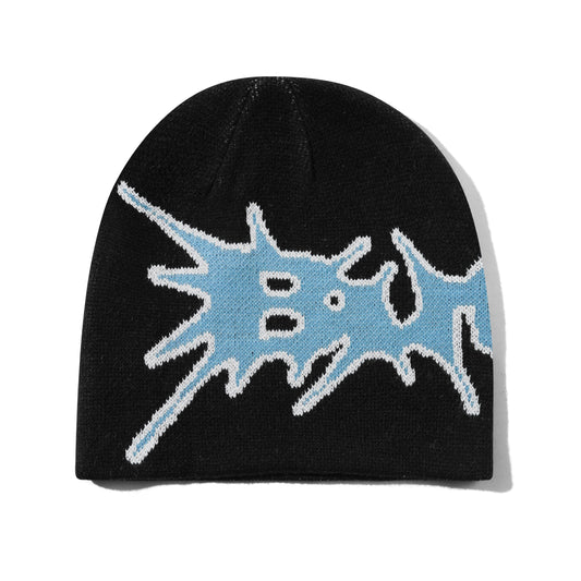 Nail Skully Beanie - Black
