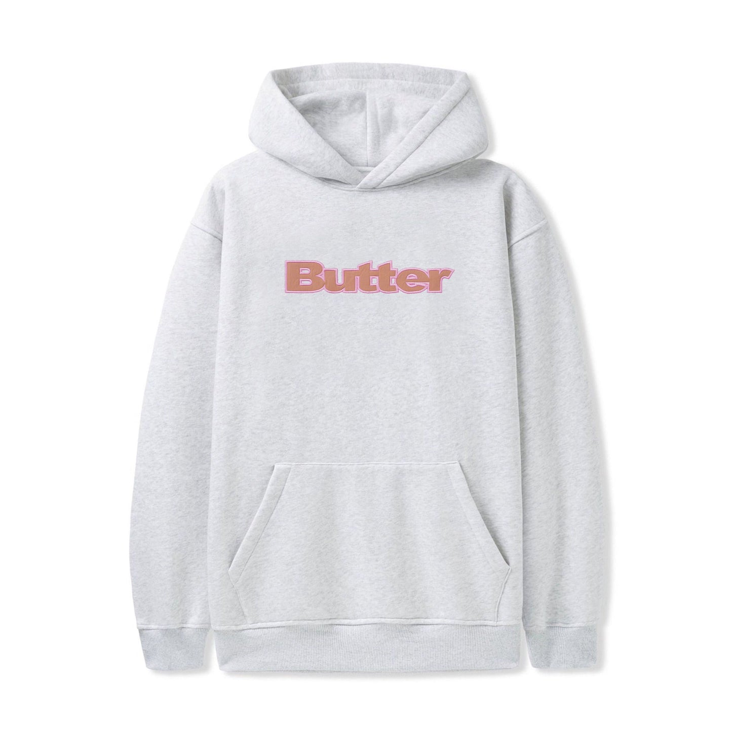 Nylon Logo Applique Hood - Ash