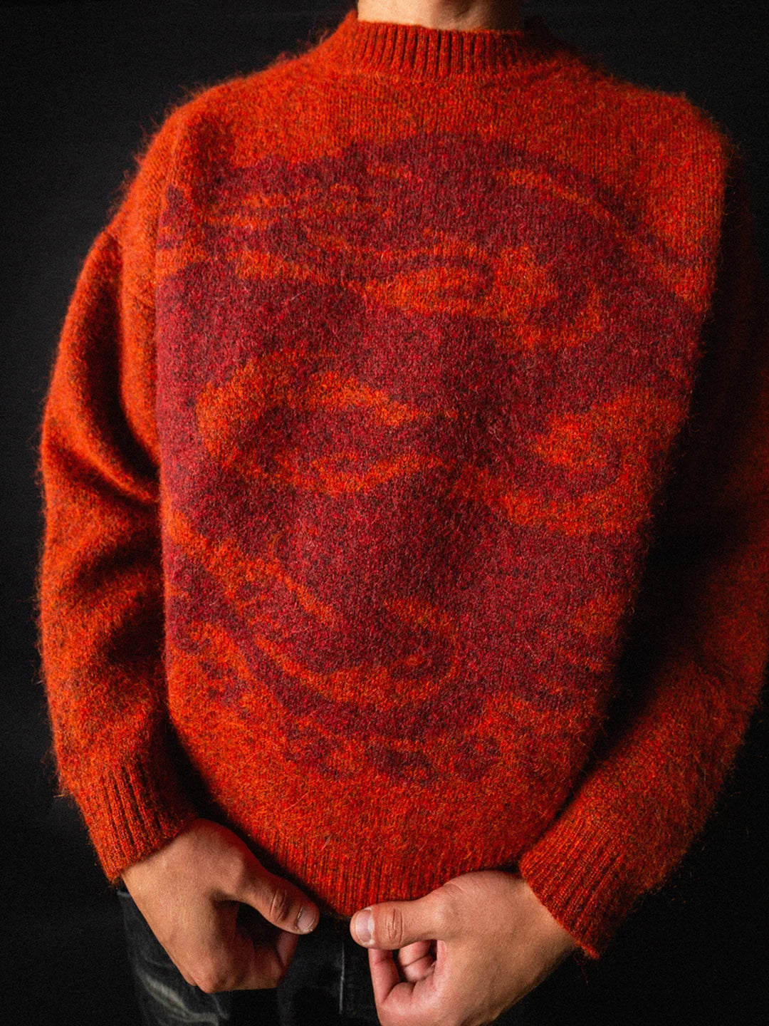 Basilisk Alpaca Knit - Burnt Orange