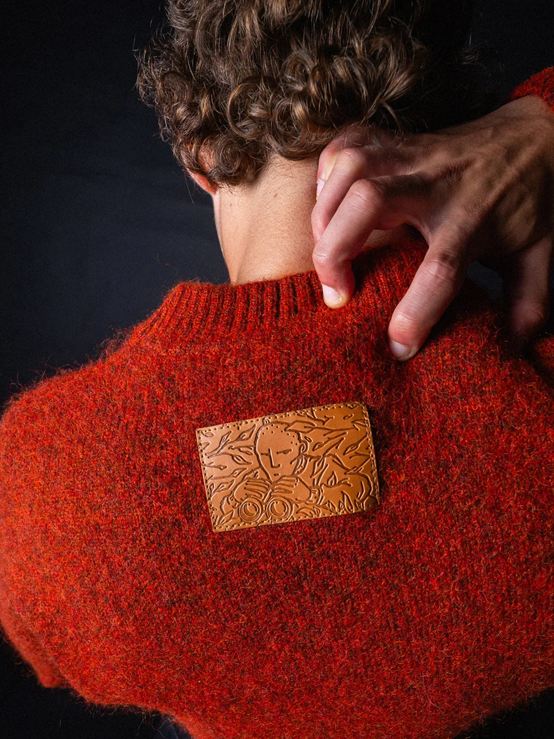 Basilisk Alpaca Knit - Burnt Orange