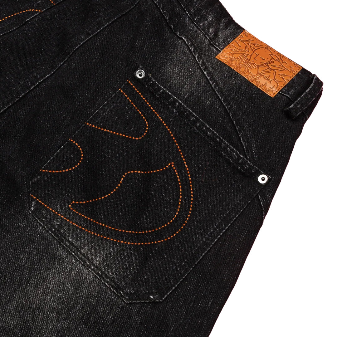 Seeker Washed Denim Jean - Washed Black