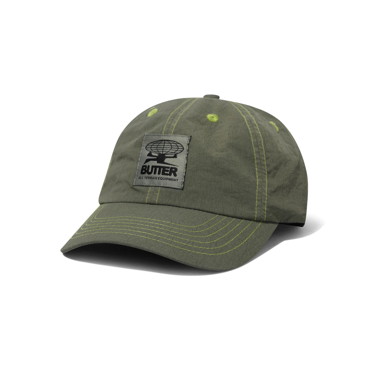 Overdyed Terrain 6 Panel Cap - Black