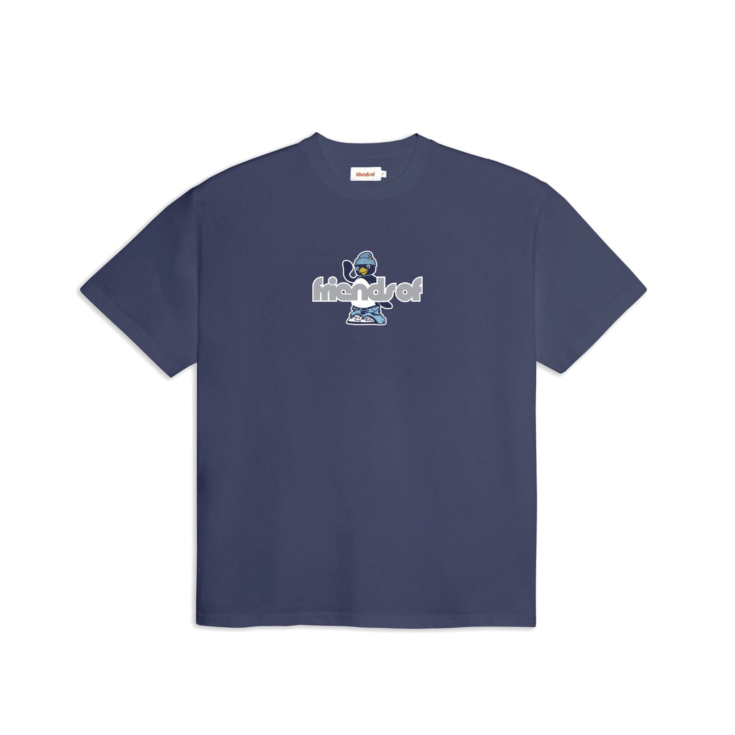 Friends Of 'Little Penguin ' T- Shirt - Blue/Grey