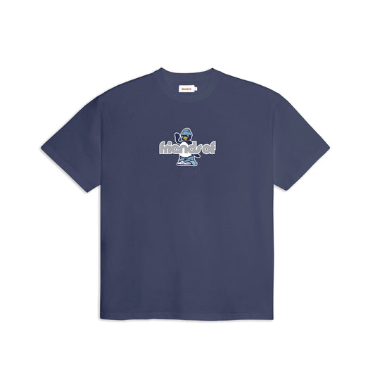 Friends Of 'Little Penguin ' T- Shirt - Blue/Grey