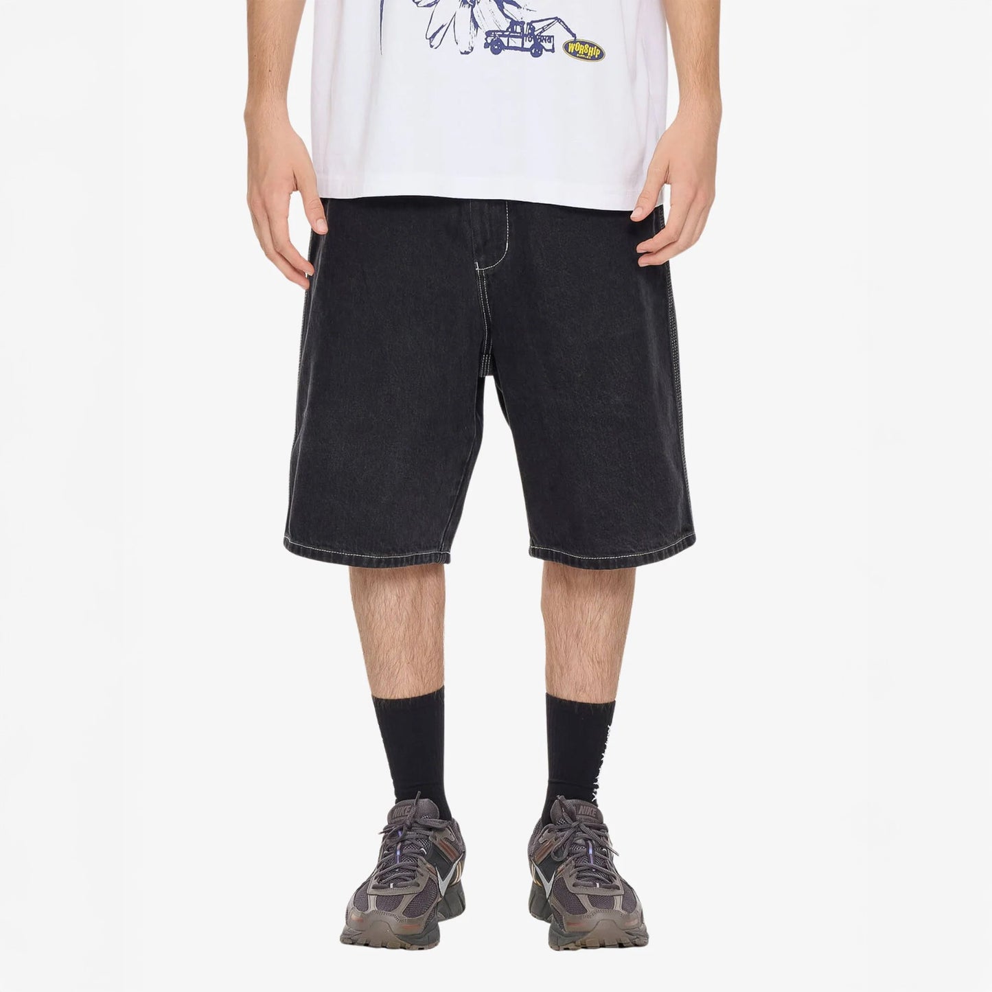 Big Dawg Jean Short - Washed Black