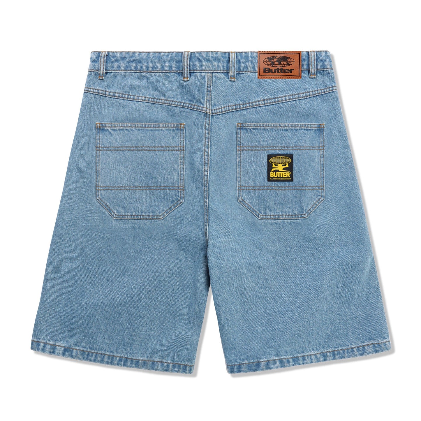 Patch Pocket Denim Short - Faded Blue