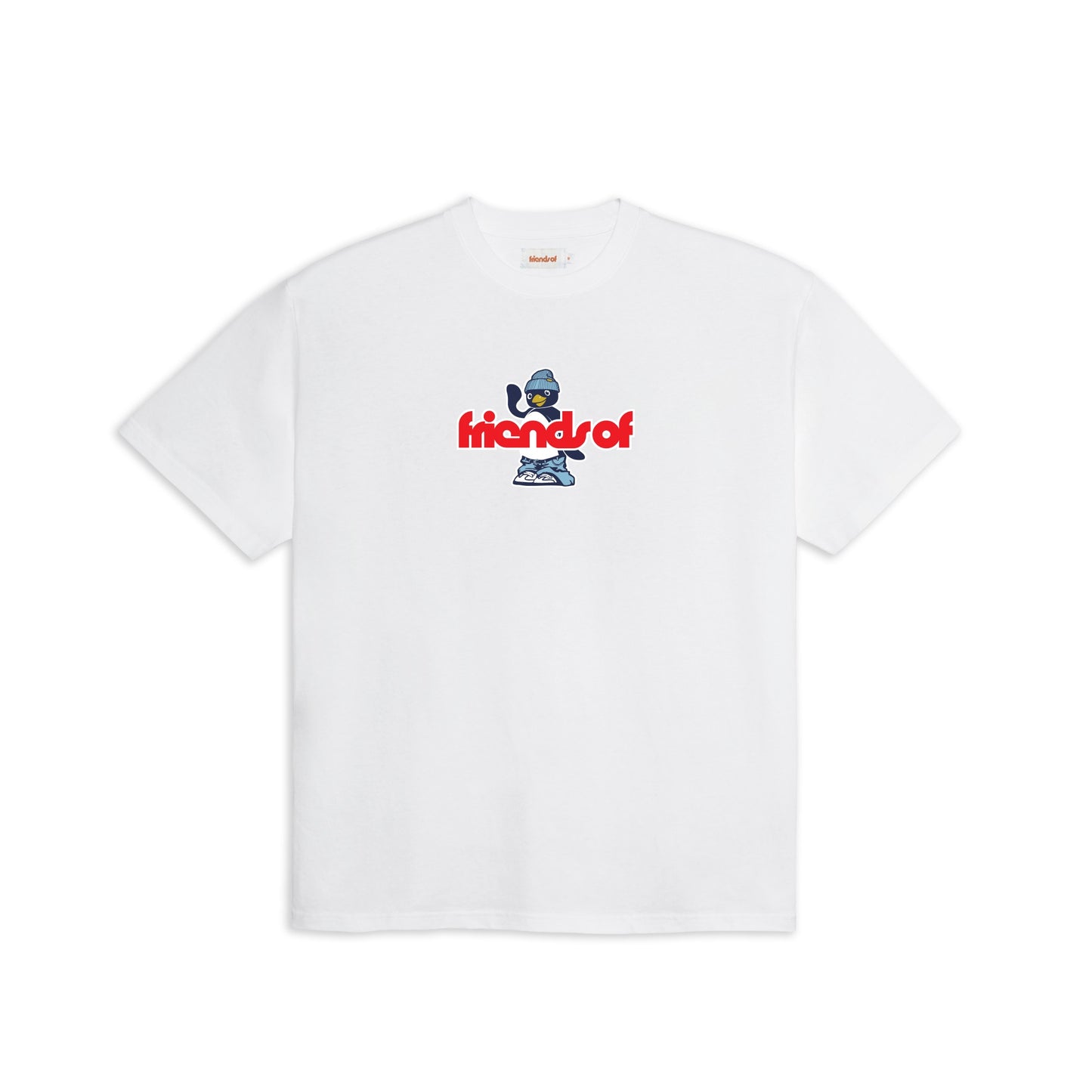 Friends Of 'Little Penguin' T-Shirt - White/Red