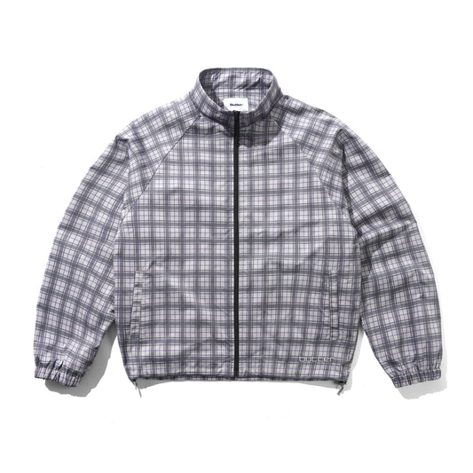 Plaid Nylon Jacket - Grey
