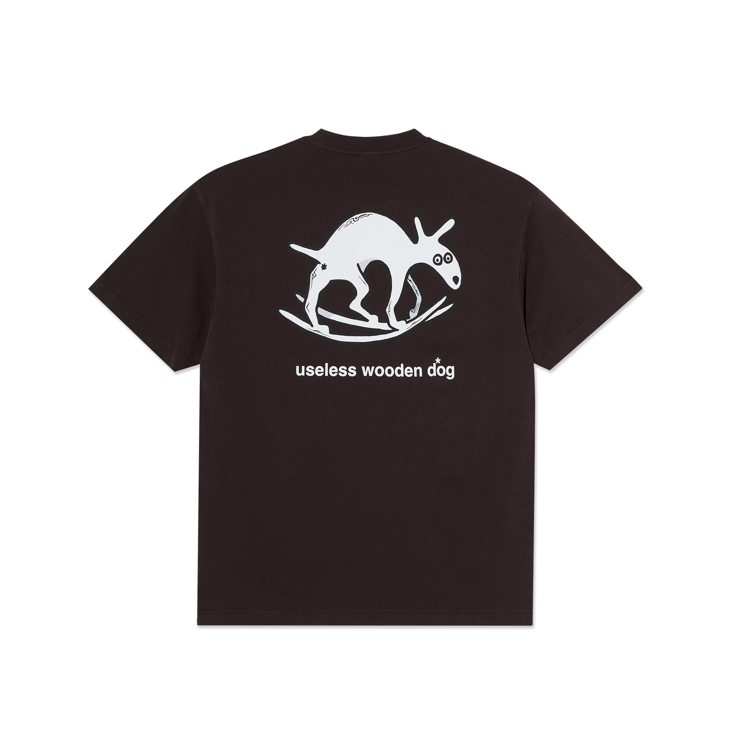 Useless Wooden Dog Tee - Chocolate