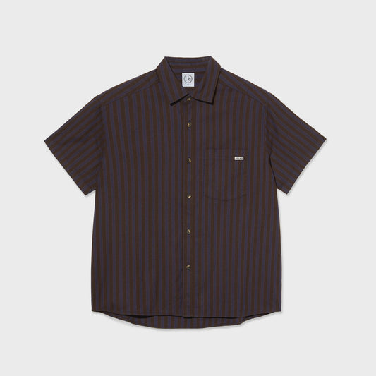 Mitchell Shirt - Purple/Chocolate