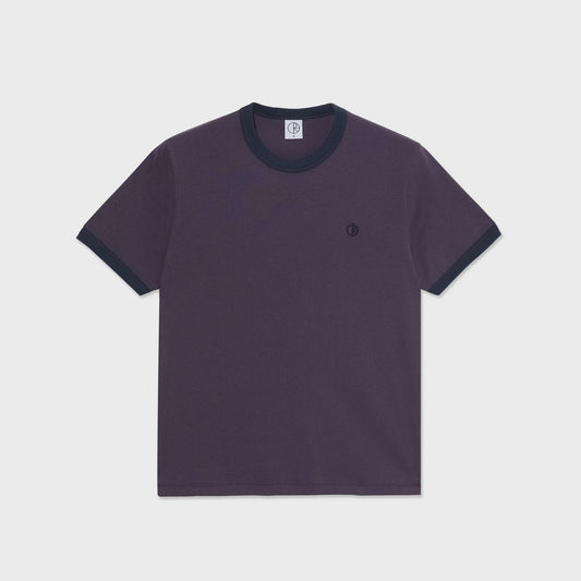 Ringer Tee - Dark Violet/Navy