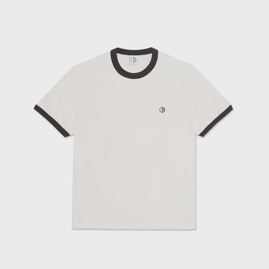 Ringer Tee - Ivory/Chocolate