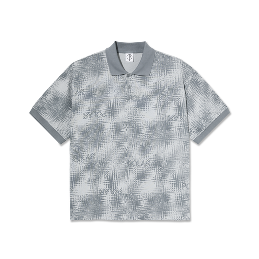 Surf Polo Shirt Scribble - Silver