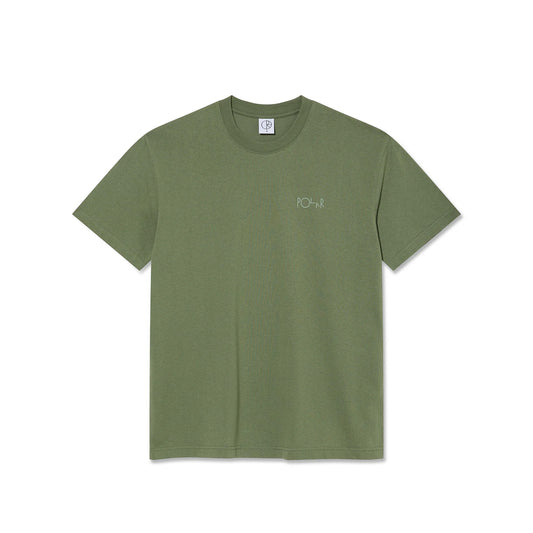 Stroke Logo T-Shirt - Moss Green