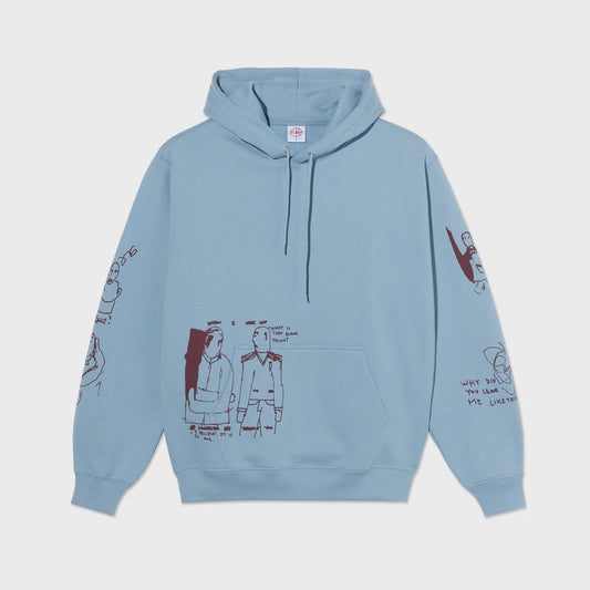 Dave Hoodie The End - Dove Blue