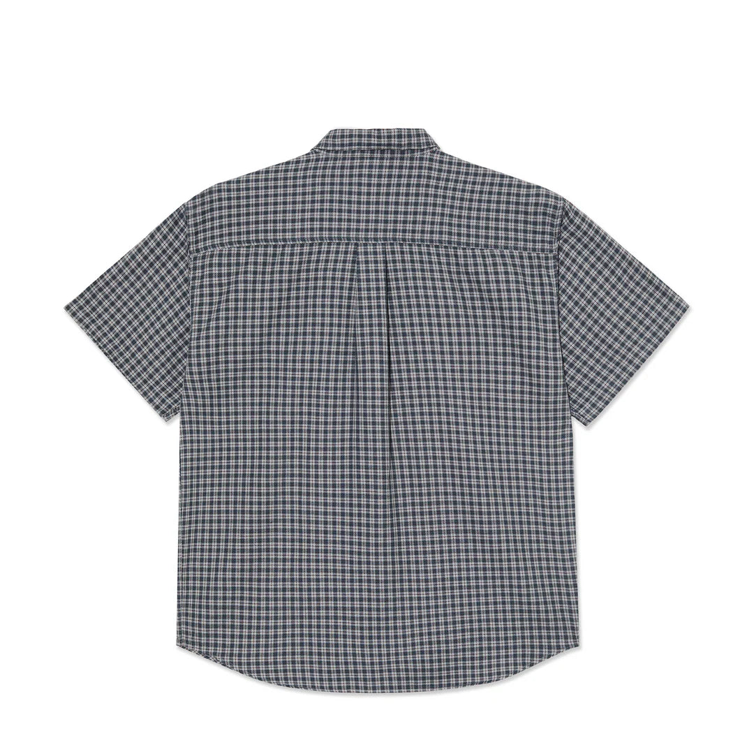 Mitchell Shirt - Petrol/Bordeaux