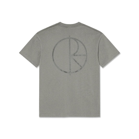 Contrast Tee Stroke Logo - Grey