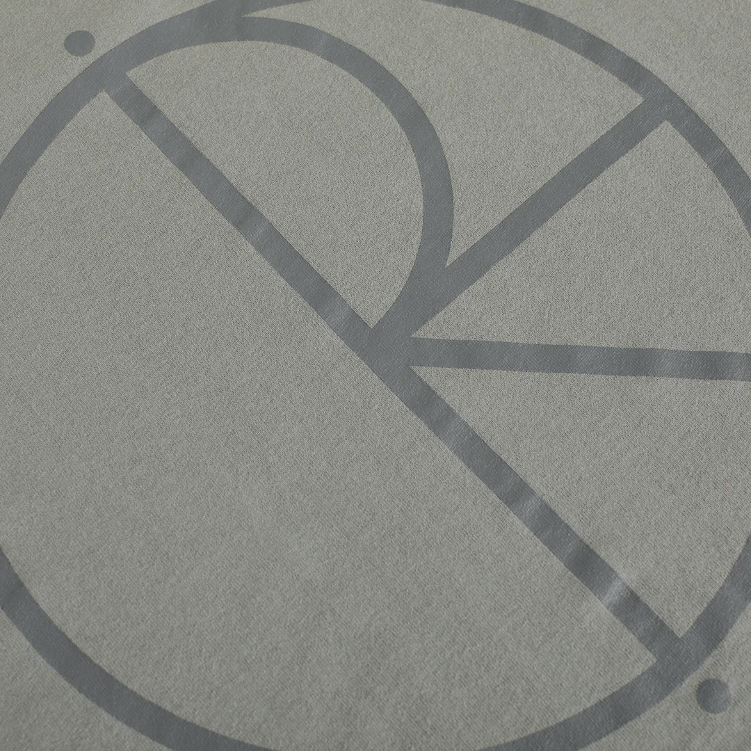 Contrast Tee Stroke Logo - Grey