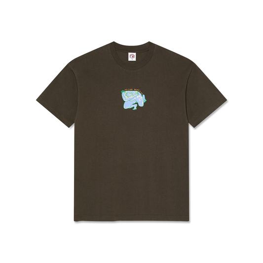 Shy Bow Tee - Brown