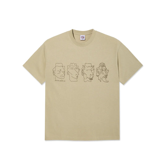 8 Heads Tee - Sand
