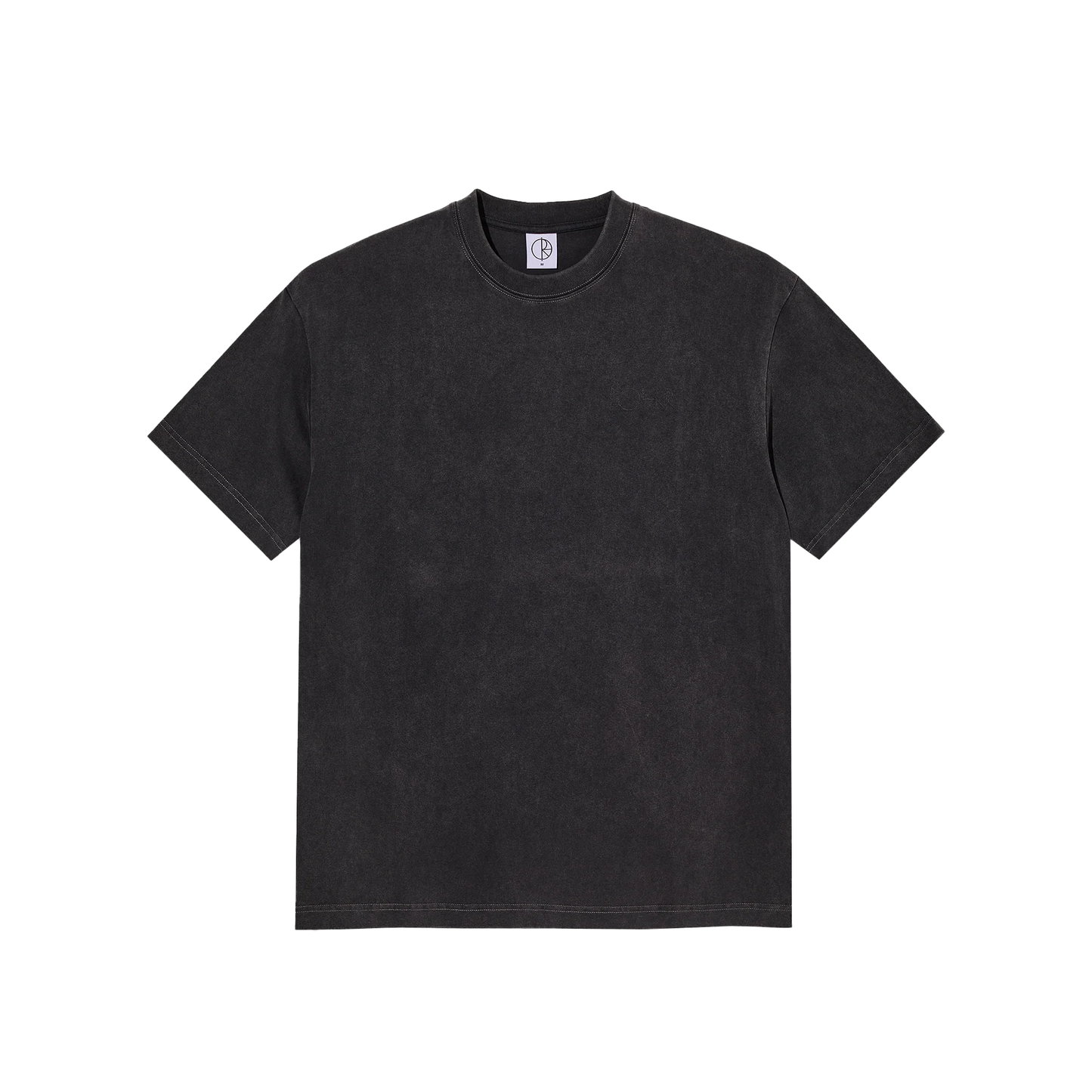 Contrast Stroke Logo Tee - Silver/Black