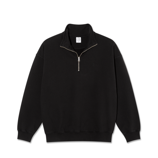 Frankie Half Zip Sweatshirt - Black